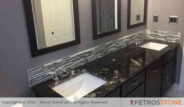 Titan Gold Granite Bathroom Vanity