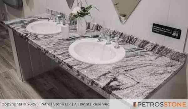 Viscount White Granite Bathroom