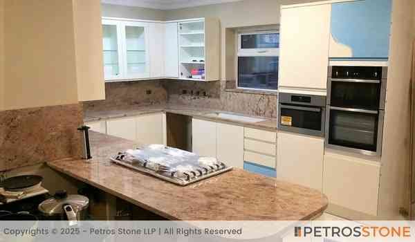 Shiva Gold Granite Countertop