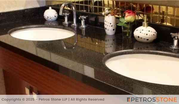 Black Balaxy Granite Bathroom Vanity