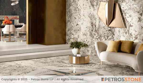 Alaska White Granite Flooring & Wall Cladding