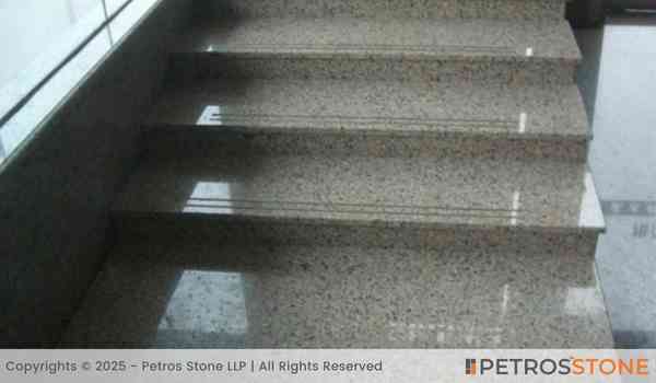 Apple Green Granite Staircase