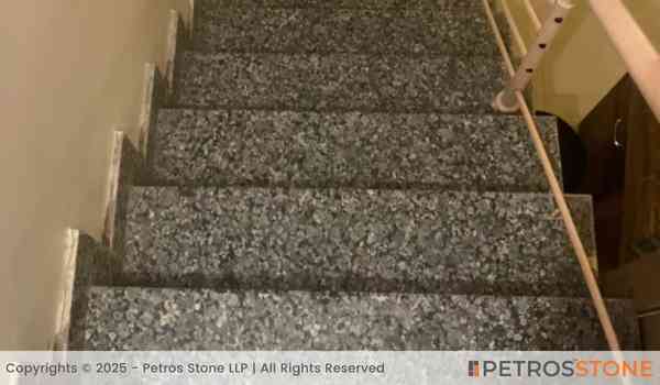 Crystal Brown Granite Staircase