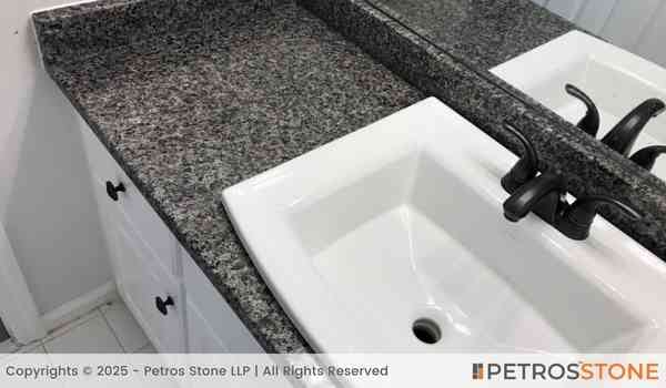 Desert Green Granite Vanity
