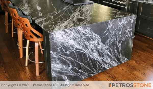 Forest Black Granite Countertop