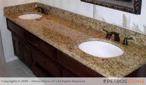 Golden Garnet Granite Bathroom Vanity