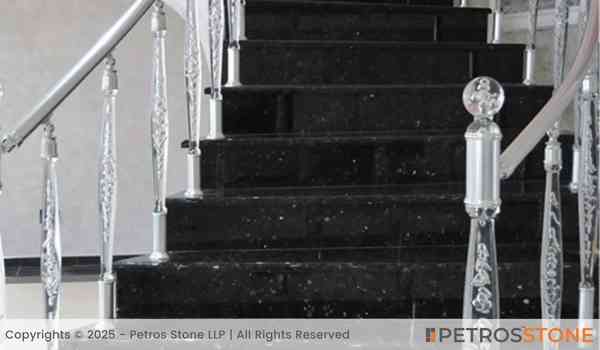 Green Pearl Granite Stairs