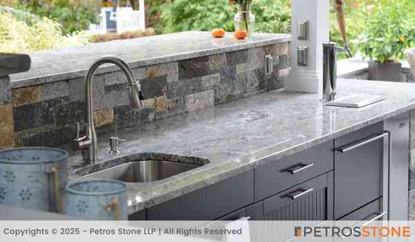 Imperial White Granite Outdoor Kitchen Tops