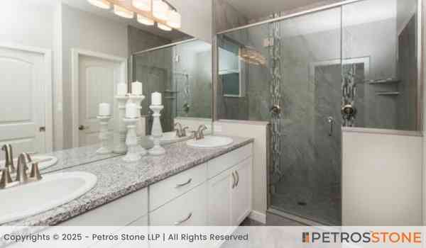 Jasmine White Granite Bathroom Vanities
