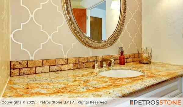 Moon Gold Granite Vanities