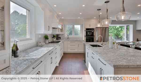 S White North India Granite Countertop
