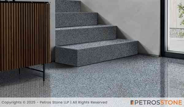 Sira Grey Granite Stairs