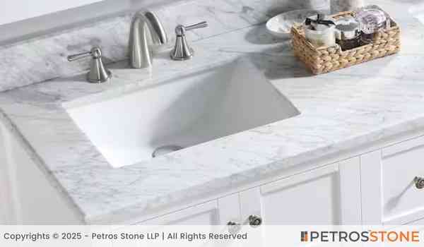 Statuario Extra White Granite Bathroom Vanity