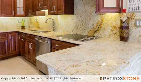 Statuario Gold Granite Countertop