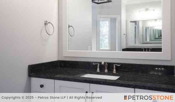 Telephone Black Granite Bathroom Vanity
