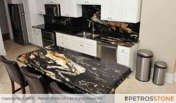 Titanium Black Granite Countertop