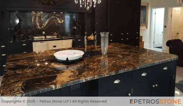 Titanium Gold Granite Countertop