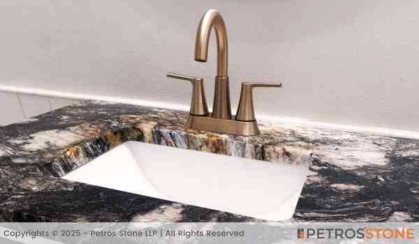 Titanium Gold Granite Vanity