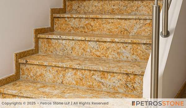 Armani Gold Granite Staircase