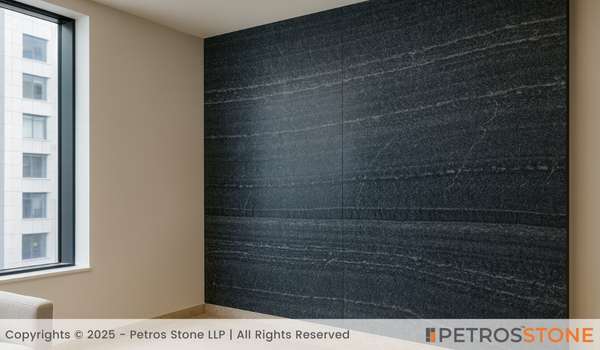 Black Wave Granite Feature walls