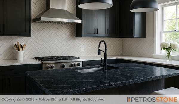 Black Wave Granite Kitchen countertops