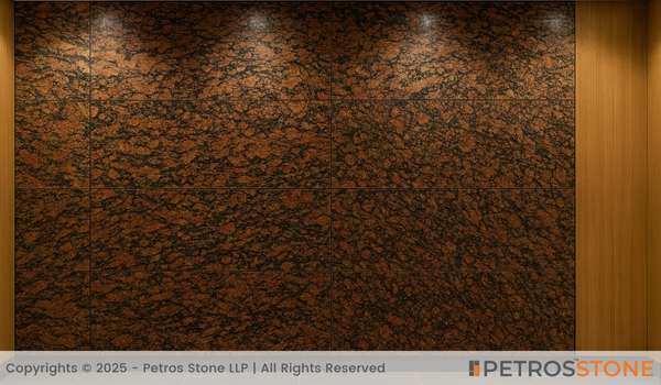 Brazil Brown Lapatro Granite Designer Feature Walls