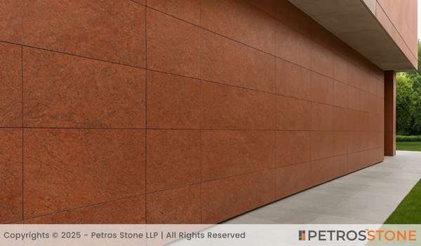 Brown Mist Granite Exterior wall panels