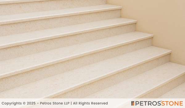 Classic Ivory Granite Staircase