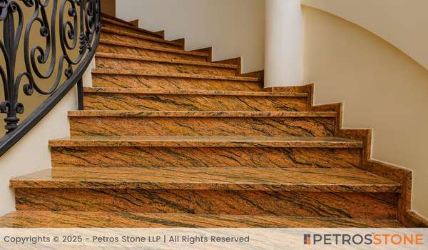 Columbo Juparana Granite Staircase
