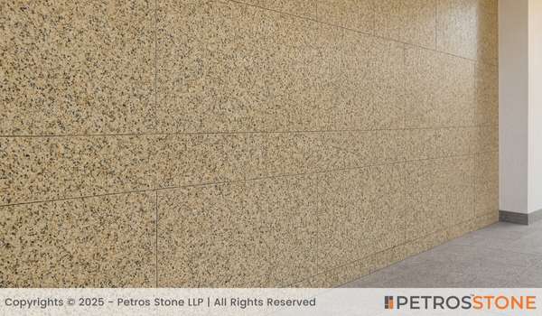 Crystal Yellow Granite Wall Cladding