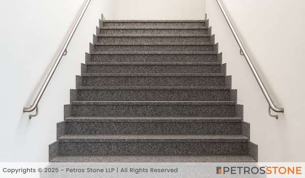 Desert Grey Granite Staircase