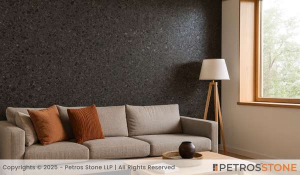 Finnish Brown Leather Granite Wall Cladding