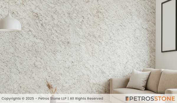 Galactic White Granite Wall cladding