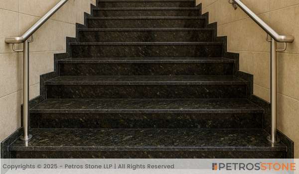Green Pearl Granite Staircase
