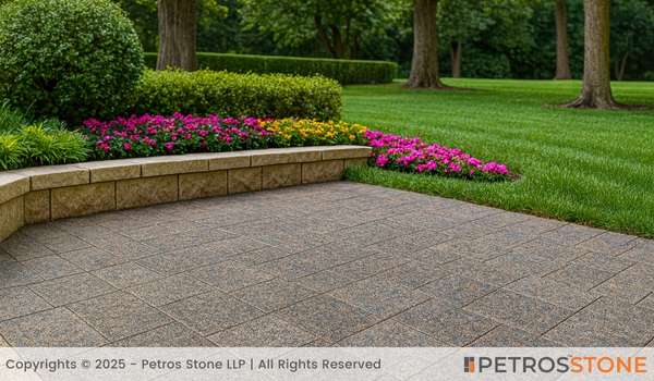 Honey Brown Lapatro Granite Garden and patio applications