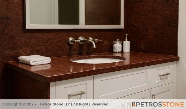 Icon Brown Granite Vanity Top