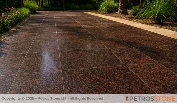 Ikon Brown Granite Outdoor Flooring