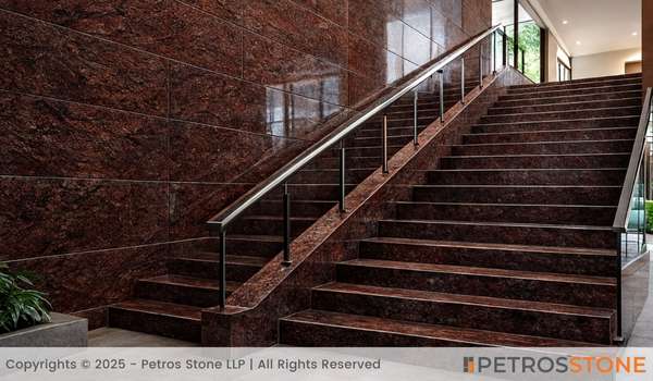 Ikon Brown Granite Staircase