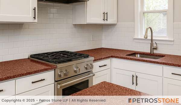 K Red Granite Kitchen countertops