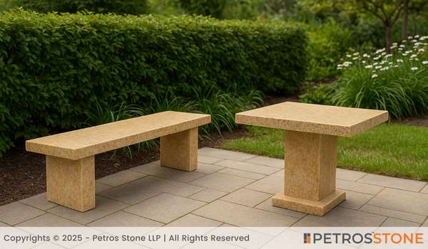 Kashmir Gold Granite Garden sitting