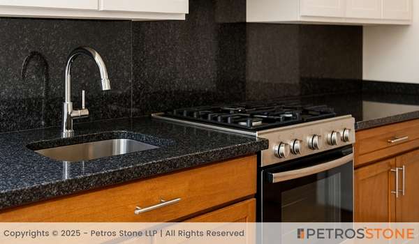 Kotda Black Granite Kitchen countertop
