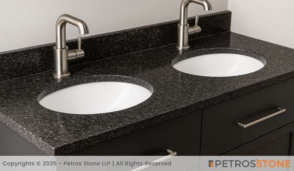 Lavender Black Lapatro Granite Vanity Tops