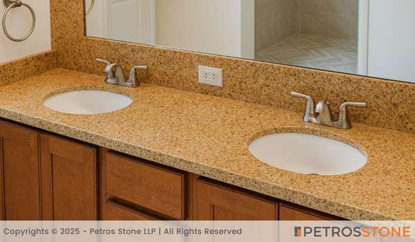 R Gold Granite Vanity