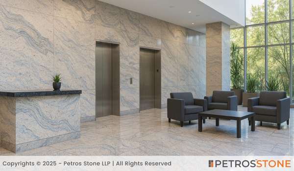River Kashmir Granite Commercial Interiors