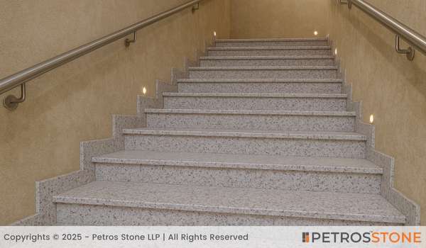 Southern White Granite Staircase