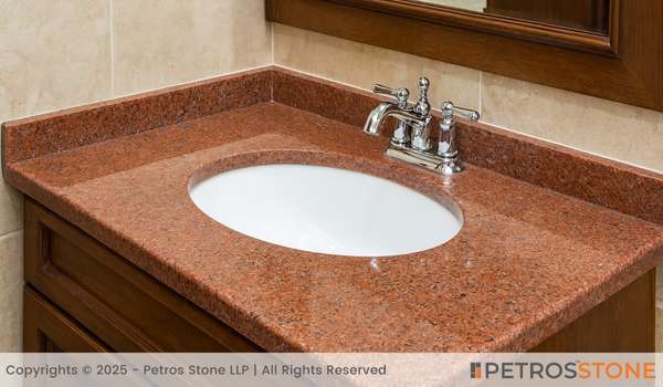 Sparkle Brown Granite Vanity top