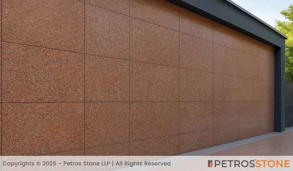 Sparkle Brown Granite Wall cladding