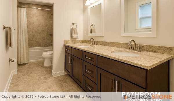 &Astoria Ivory Granite Bathroom