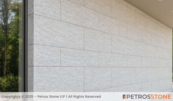 Chida White Granite Exterior Cladding