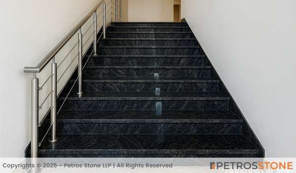 Paradiso Black Granite Staircase